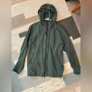 Nike green men’s yoga/workout zip up sweater